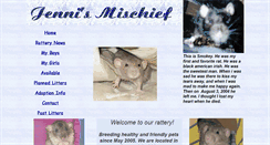 Desktop Screenshot of jennismischief.com